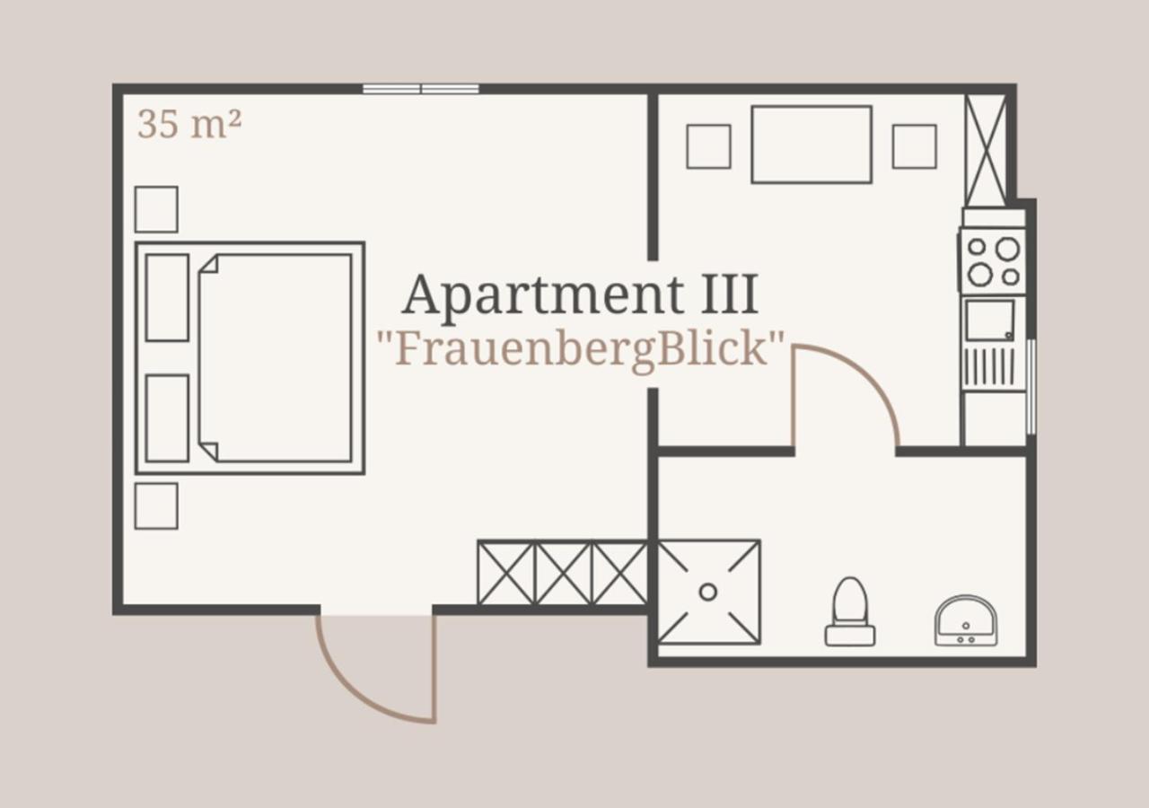 Dom Apartment III - Modern & Zentral Mit Kostenfreiem Parkplatz Fulda Exterior foto